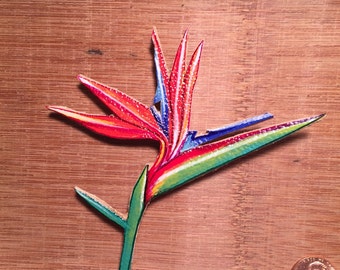 Broche/pin de ave del paraíso