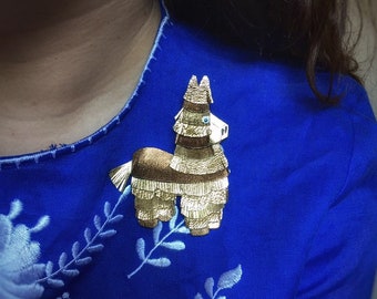 Broche de pines de Piñata de Oro