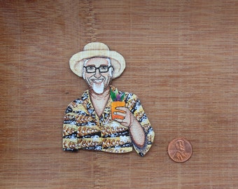 Beachbum con bebida tiki