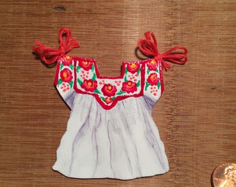 Broche de Blusa Campesina Mexicana