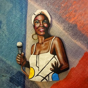 Nina Simone pin