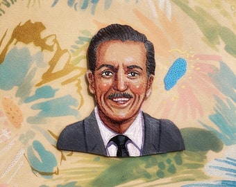 Alfiler de cuero inspirado en Walt Disney