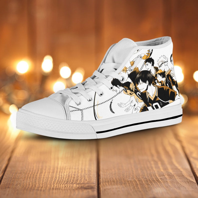 Haikyuu Custom Hightop Chaussures de volleyball Etsy