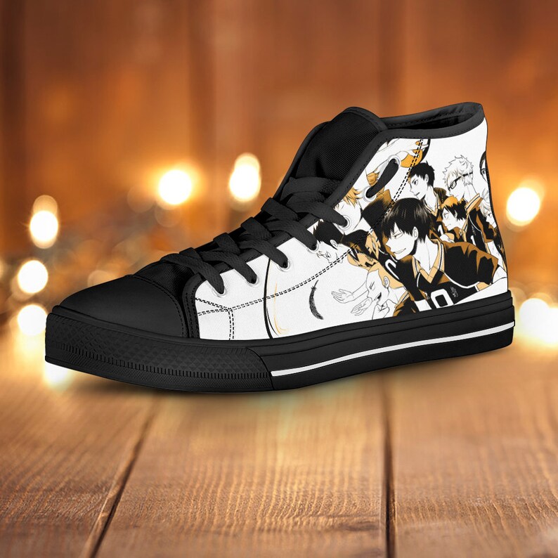 Haikyuu Custom Hightop Chaussures de volleyball Etsy