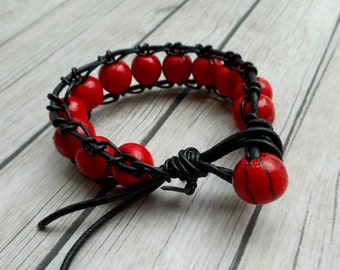 Leather bracelets