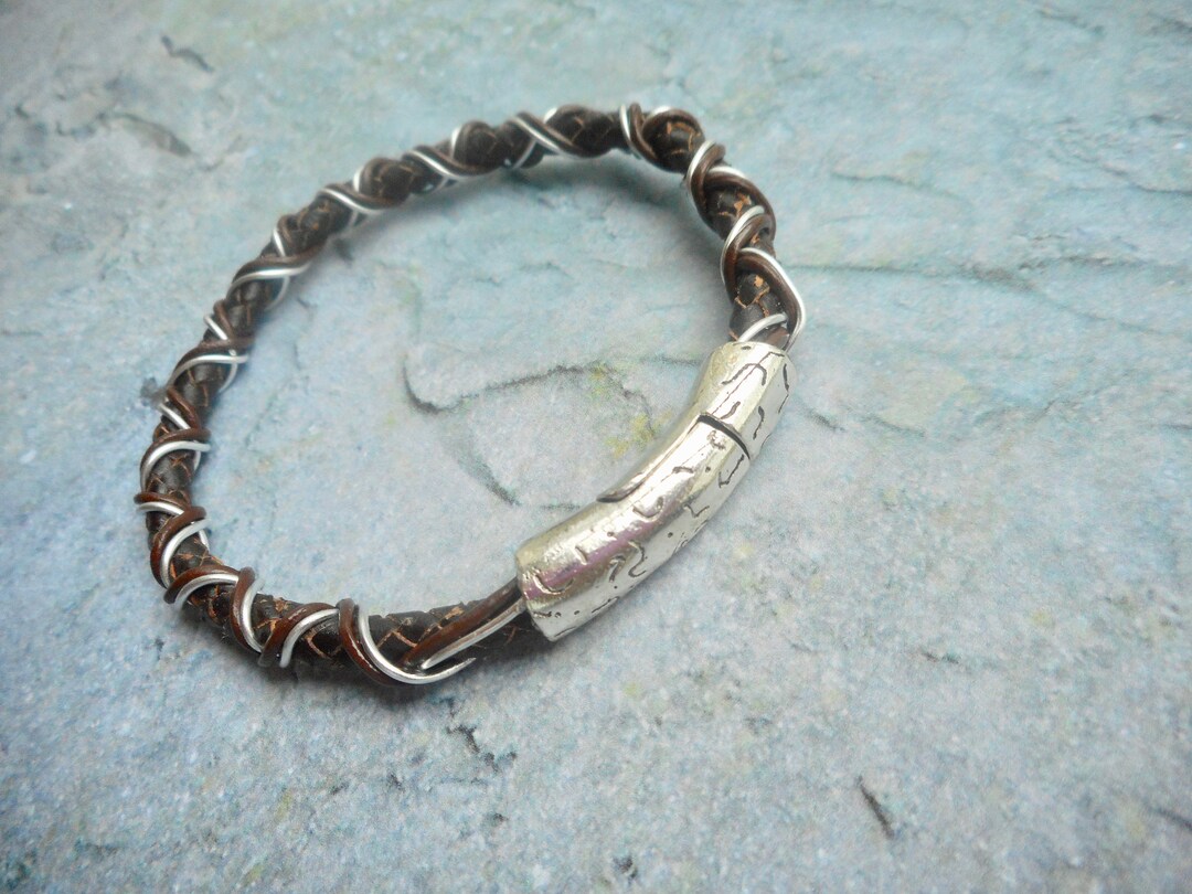 Pulseras Para Hombre Con Texto En Inglés "I Love You", Pulseras Trenzadas Negras Para Novio, Papá, Marido, Nieto, Hijo, Hermano, Para Cumpleaños, Navidad, San Valentín, Cuero, Sin Gemas