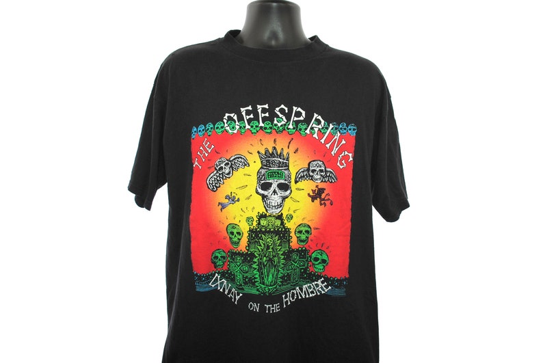 THE OFFSPRING BAND T-SHIRT BLACK MUSIC ROCK SIZES COTTON PUNK ROCK IXNAY