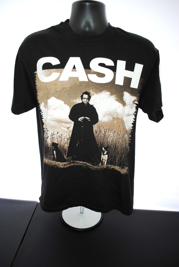 1994 Johnny Cash l’homme en noir Vintage American Recordings classique Album Art Promo classique Recordings 90 hors-la-loi musique Country Legend Concert Tour T-Shirt 62225f 1994 Johnny Cash l’homme en noir Vintage American Recordings classique Album Art Promo classique Recordings 90 hors-la-loi musique Country Legend Concert Tour T-Shirt 62225f