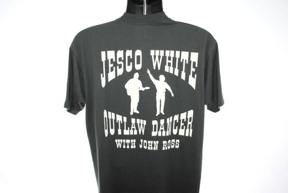 570px x 382px - 1994 Jesco White Outlaw Dancer with John Ross Rare Vintage Infamous Whites  of West Virginia Cult 90's Mountain Tap Dancer Tour Promo T-Shirt