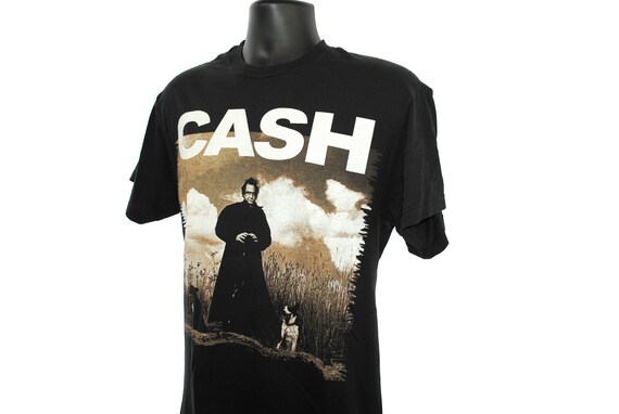1994 Johnny Cash l’homme en noir Vintage American Recordings classique Album Art Promo classique Recordings 90 hors-la-loi musique Country Legend Concert Tour T-Shirt 62225f 1994 Johnny Cash l’homme en noir Vintage American Recordings classique Album Art Promo classique Recordings 90 hors-la-loi musique Country Legend Concert Tour T-Shirt 62225f
