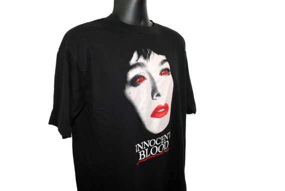 Mime Vintage Sex Clips - 1992 Innocent Blood RARE Vintage Cult Classic A French Vampire In America  Mob Comedy Horror Movie Promo T-Shirt