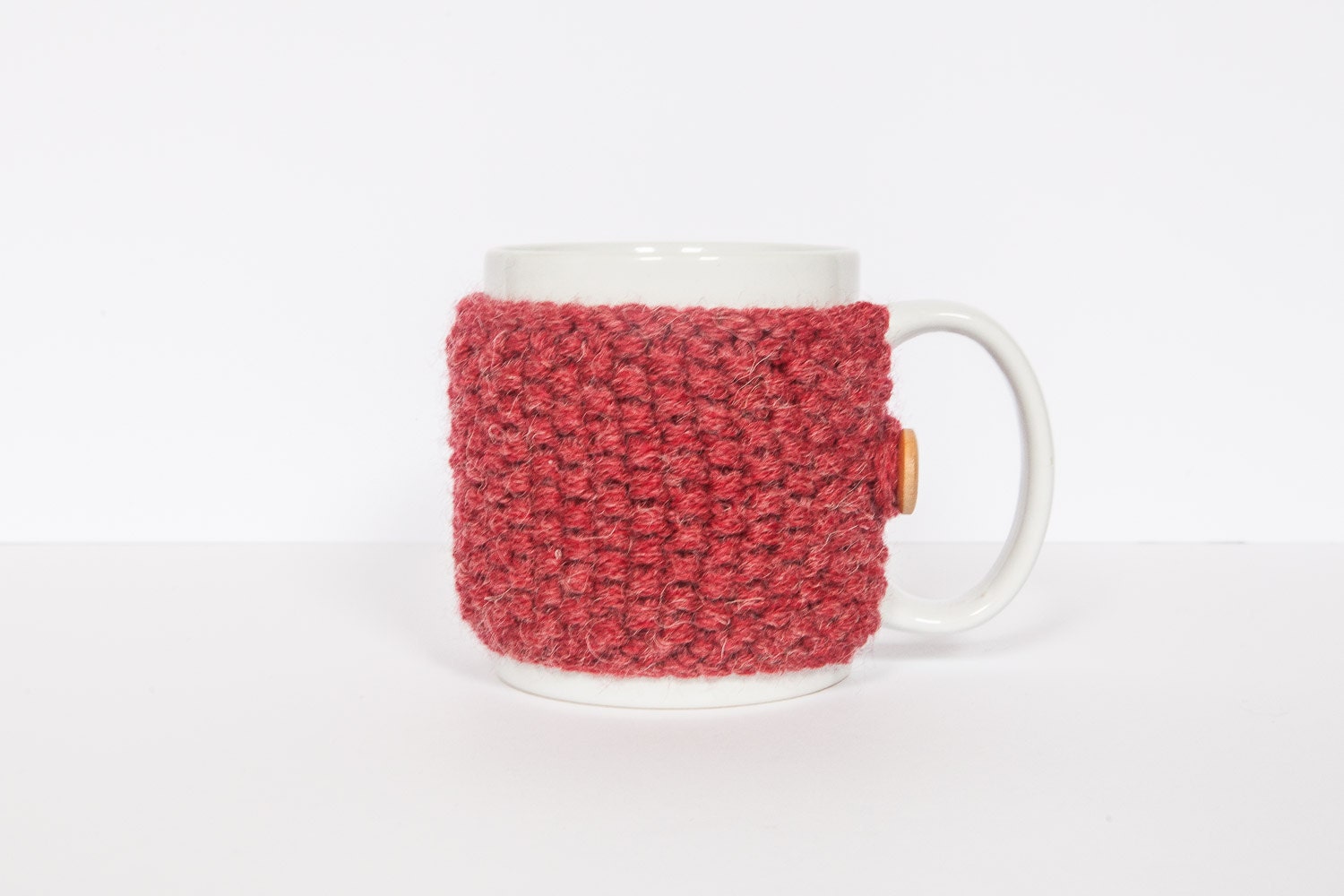A knitted mug cosy cup cosy mug cosies coffee cosy in red. Etsy