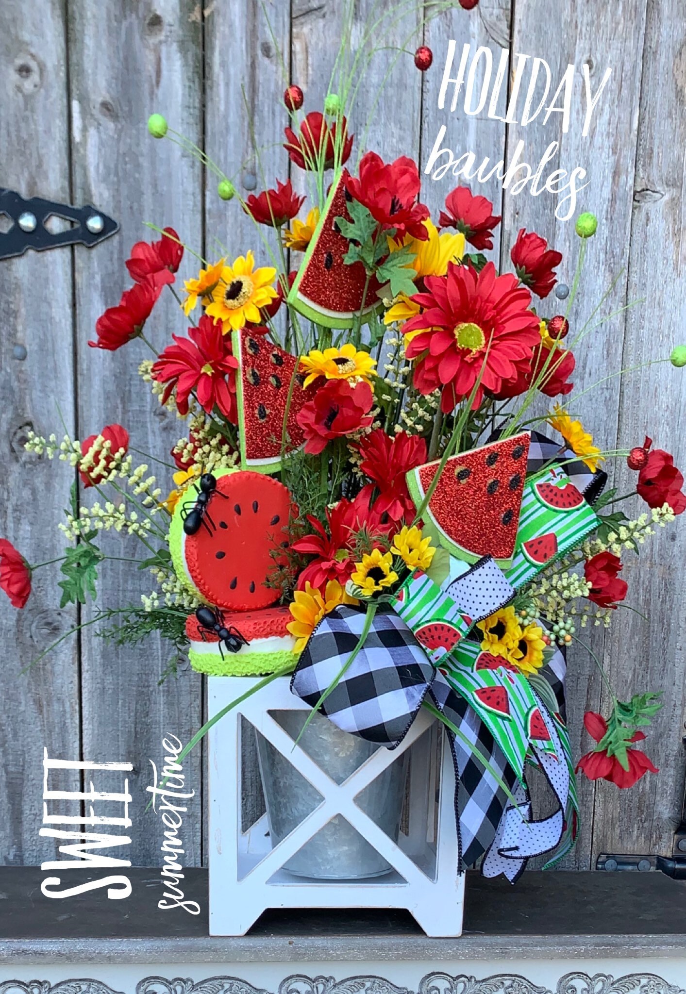 Summer Centerpiece, Watermelon Centerpiece, Summer Watermelon