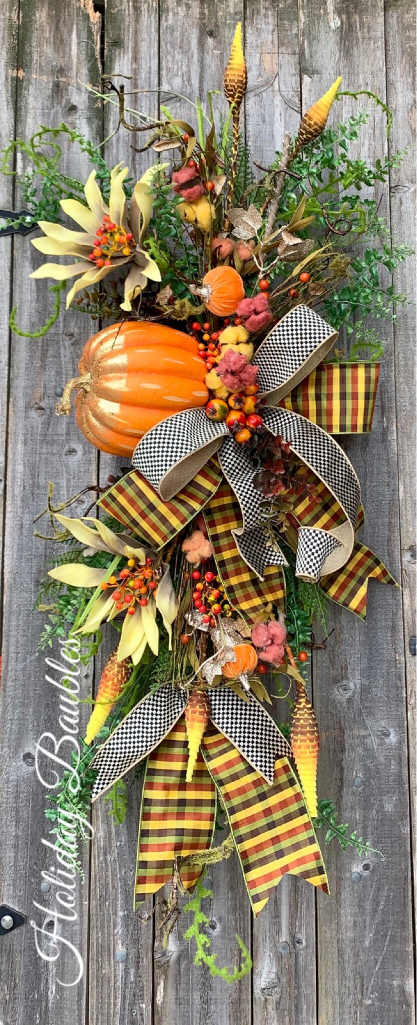 Autumn Door Swag, Fall Swag, Fall Door Swag, Harvest Swag, Luxury Fall
