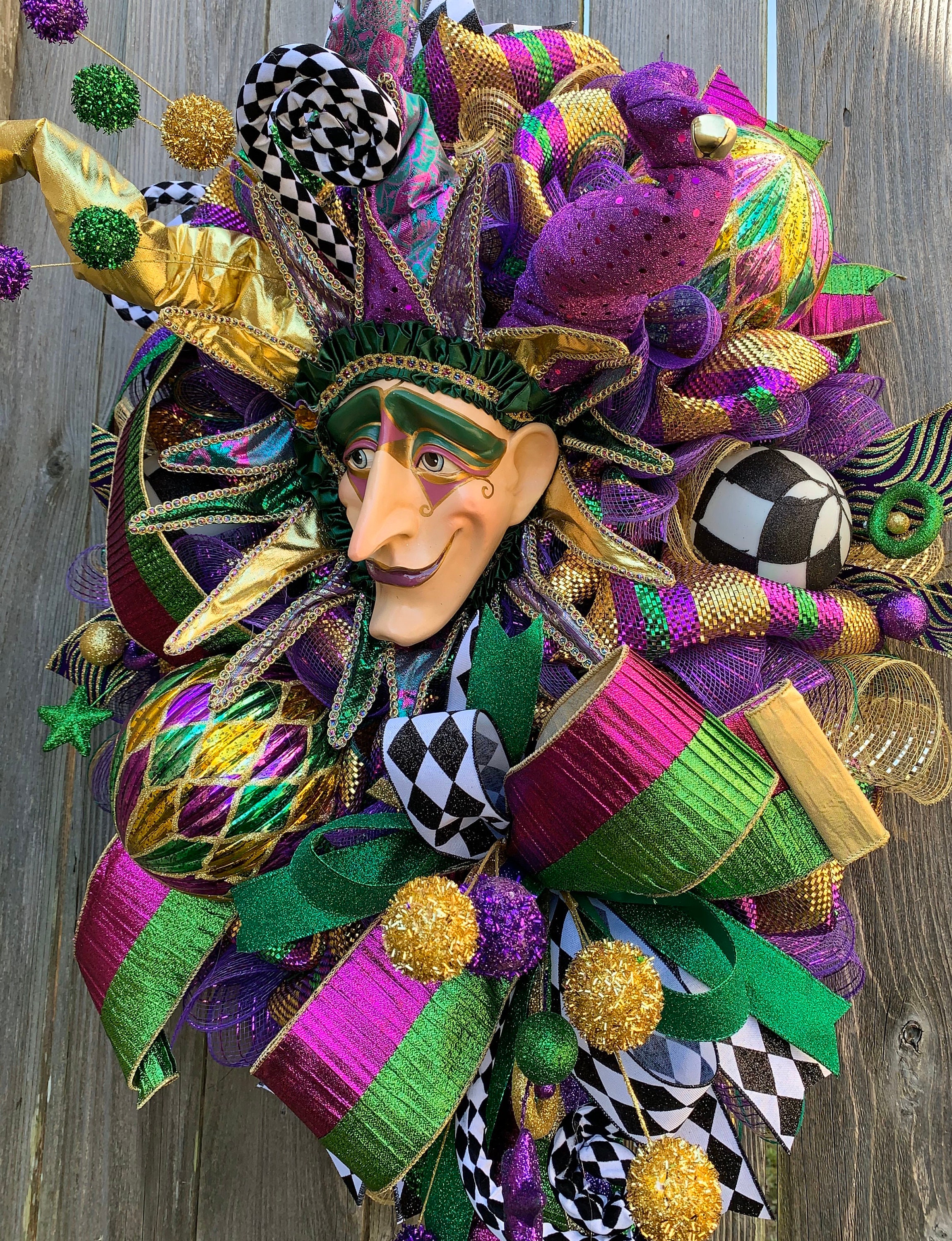 extra large mardi gras ornaments