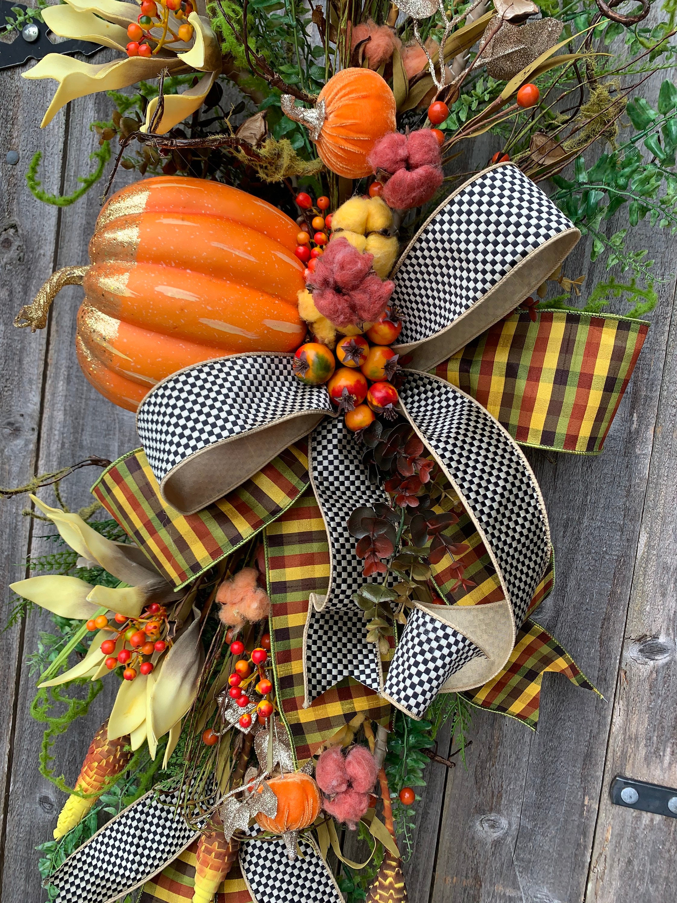 Autumn Door Swag, Fall Swag, Fall Door Swag, Harvest Swag, Luxury Fall