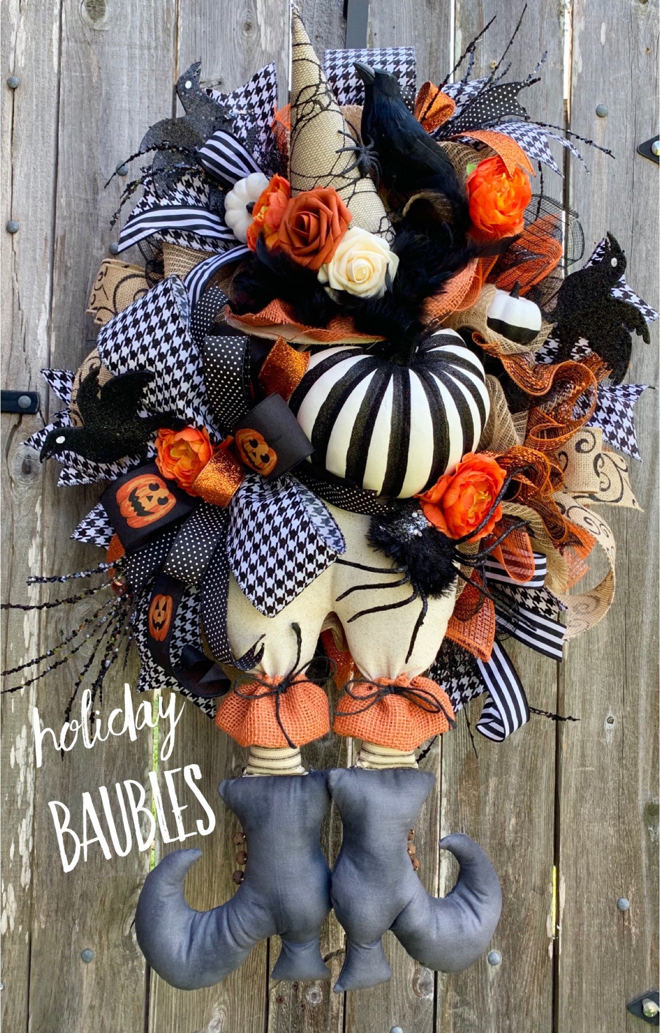 Halloween Wreath, Primitive Witch Wreath, Witch Wreath, Halloween Witch