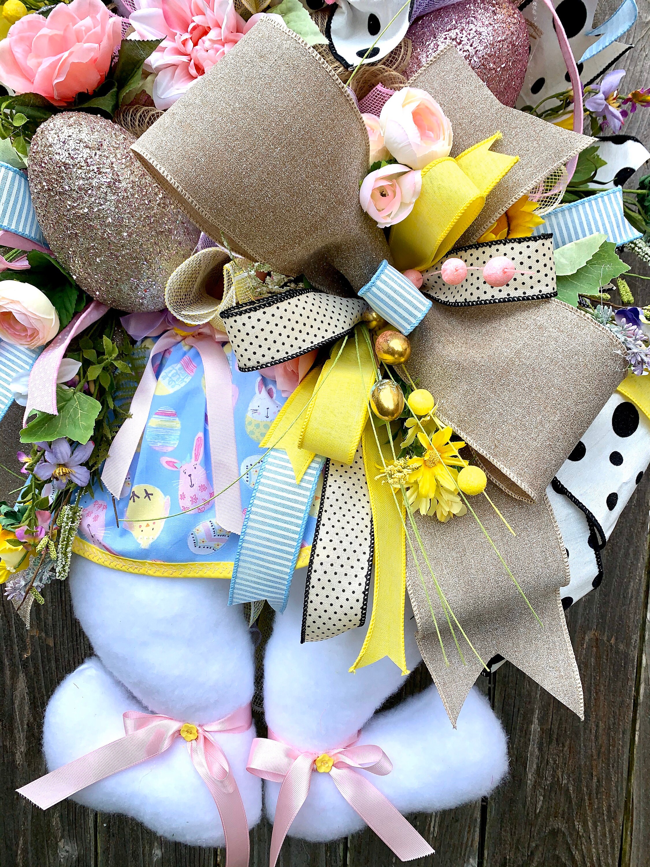 Easter Wreath, Easter Bunny Wreath, Bunny Wreath, Easter Decor, Spring