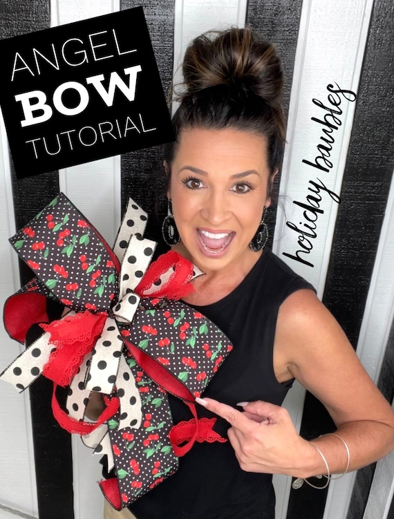 Bow Making Tutorial, Bow Tutorial, Ribbon Bow, Ribbon Loop Bow, Wire Bow Making, Wired Bow, Tutorial