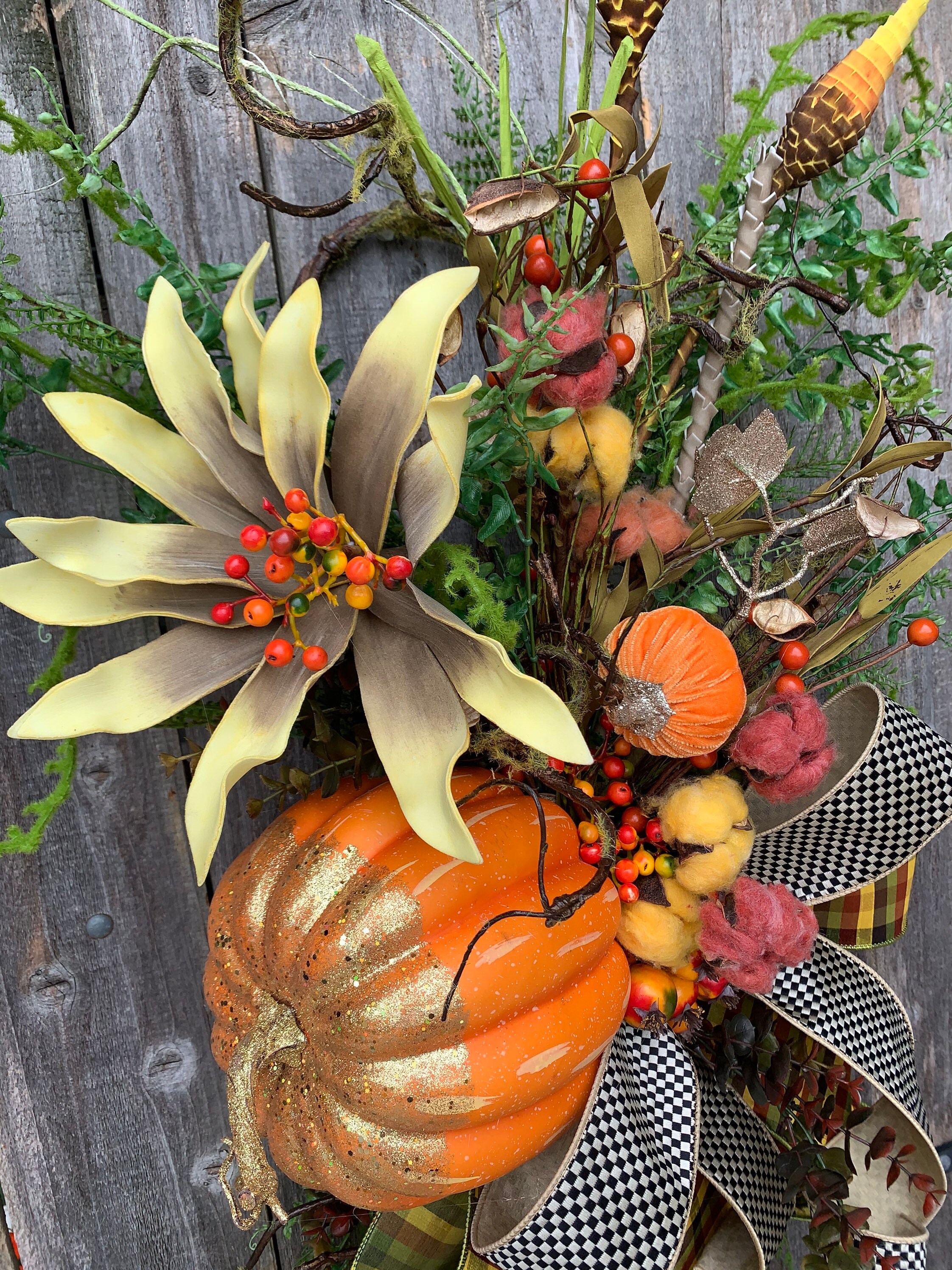 Autumn Door Swag, Fall Swag, Fall Door Swag, Harvest Swag, Luxury Fall