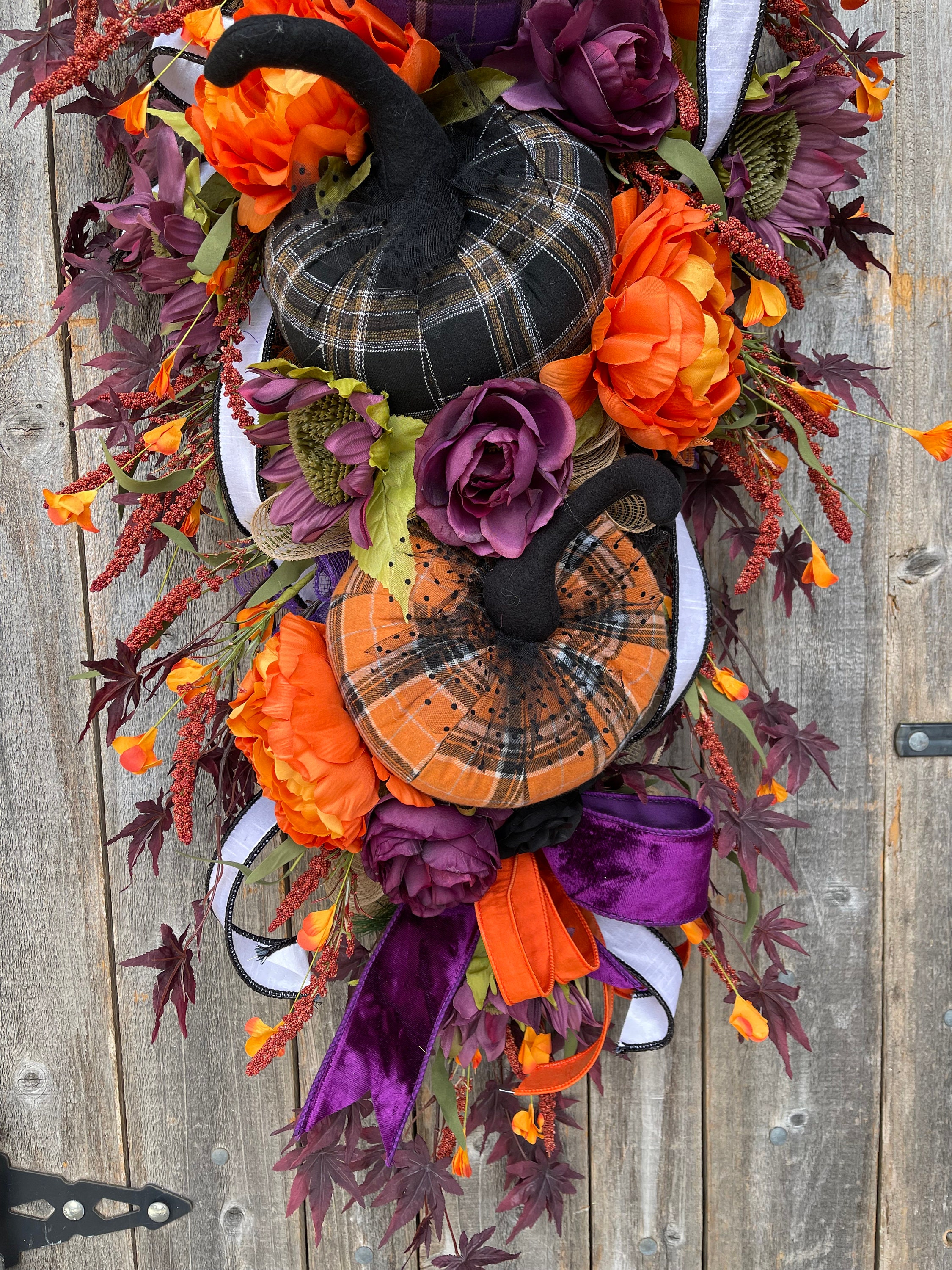 Halloween Wreath, Deluxe Halloween Wreath, Halloween Swag, Deluxe Halloween Swag, Fall Wreath, Fall Swag, Halloween Decor, Fall Decor Halloween Wreath, Deluxe Halloween Wreath, Halloween Swag, Deluxe Halloween Swag, Fall Wreath, Fall Swag, Halloween Decor, Fall Decor