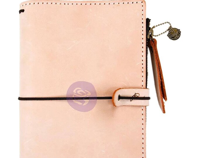 Prima Marketing - Prima Traveler's Journal - Leather Essential - Peach ...