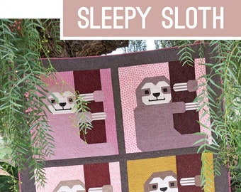 Sleepy Sloth Pattern - Elizabeth Hartman