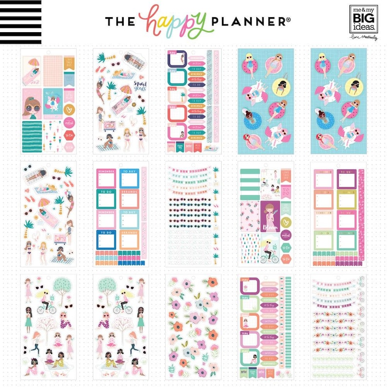The Happy Planner Me and My Big Ideas Value Pack Stickers - Etsy