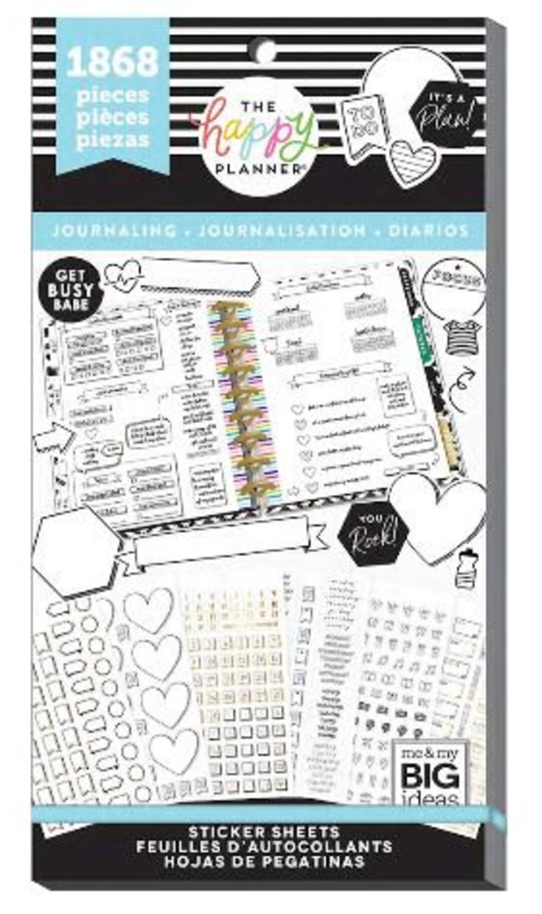 The Happy Planner - Me and My Big Ideas - Value Pack Stickers - Journal ...