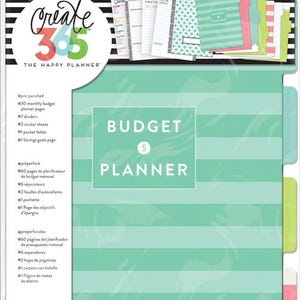 Printable Budget Planner Binder Insert or Expansion + Stickers