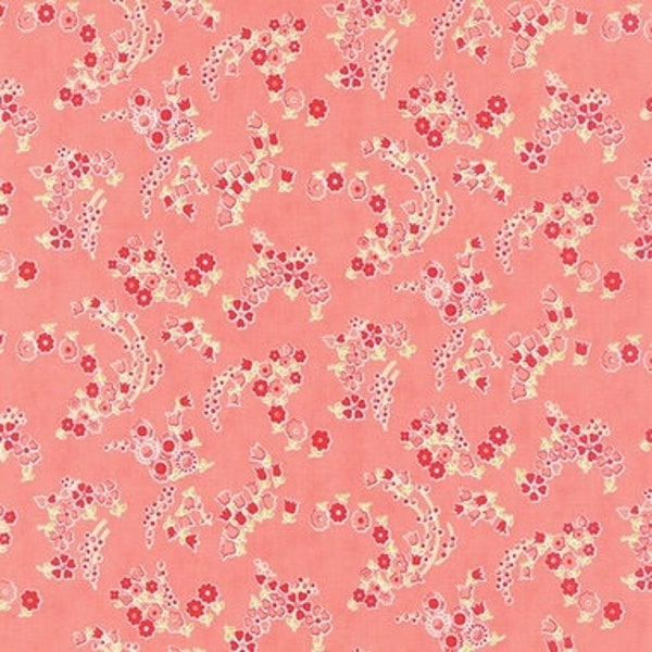 Moda Fabric - Little Ruby - Bonnie & Camille - Coral #55136 13 - 50cm