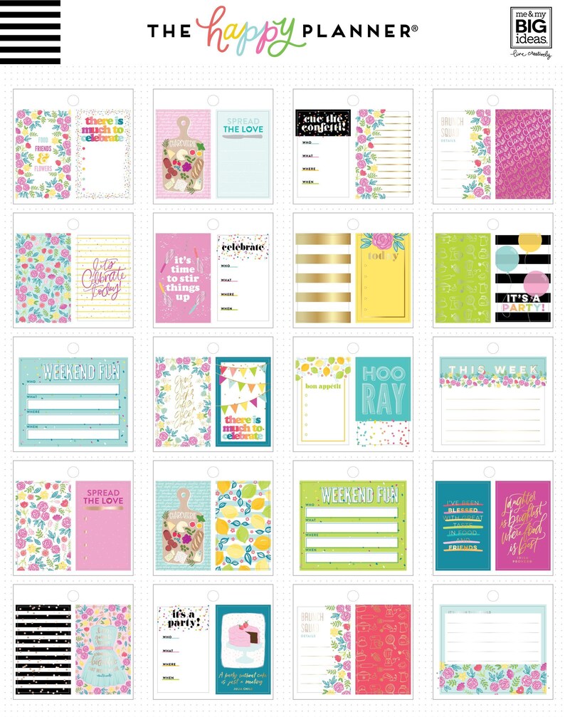 The Happy Planner Me and My Big Ideas Tiny Stickers Pad | Etsy