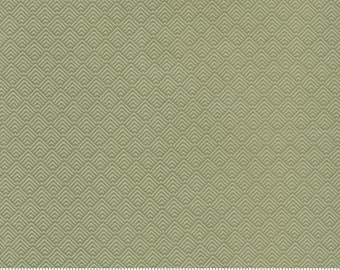 Moda Fabric - Christmas Morning - Lella Boutique - Comfort Blender Texture Tonal Sage #5146 14 - 50cm