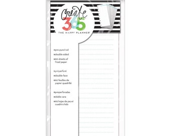 The Happy Planner -Me and My Big Ideas - Fill Paper - Half-Sheet - Classic