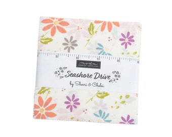 Moda Fabric Precuts Charm Pack - Seashore Drive by Sherri and Chelsi