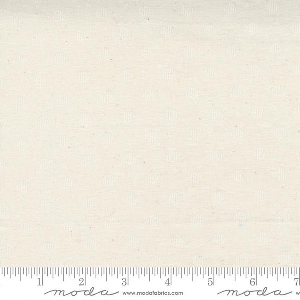 Moda Fabric - Flower Pot - Lella Boutique - Garden Dot Dot - Ivory #5163 11 - 50cm