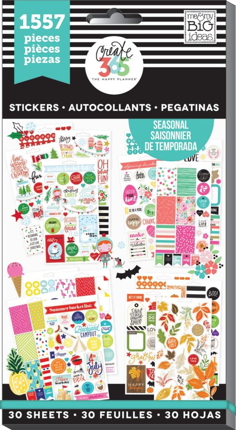 The Happy Planner - Me and My Big Ideas - Value Pack Stickers ...