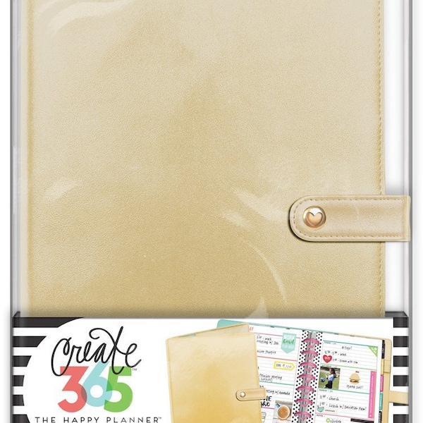 The Happy Planner - Me and My Big Ideas - Deluxe Cover - Gold - Mini