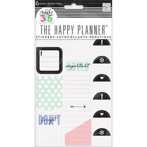 The Happy Planner - Yo y mis grandes ideas - Don't Forget Planner Stickers