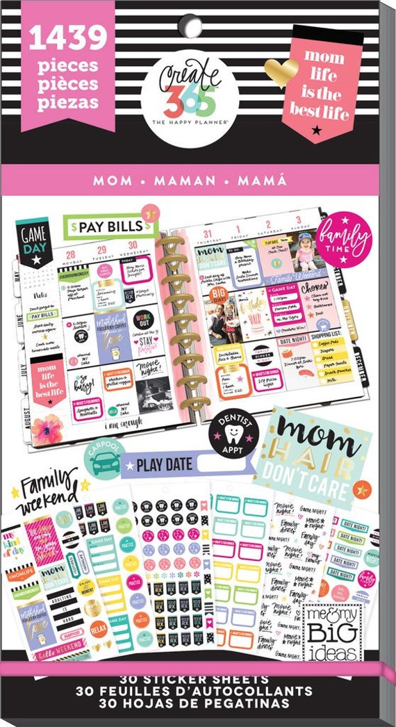 Me&My Big Ideas Happy Planner Sticker Value Pack All in A Season