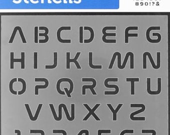 Paper Accents - Bullet Journaling Stencils - Space Alpha