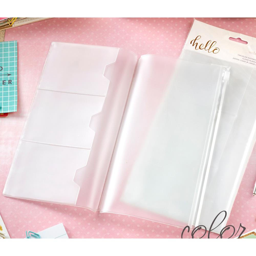 Webster Pages - Color Crush Traveler's Notebook Pocket Wrap Insert- Planner Inserts, Pockets
