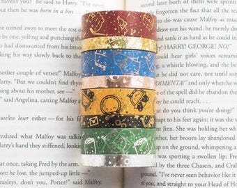 Wonton in a Million - Washi-tape - Wizard House Washi (set van 8)