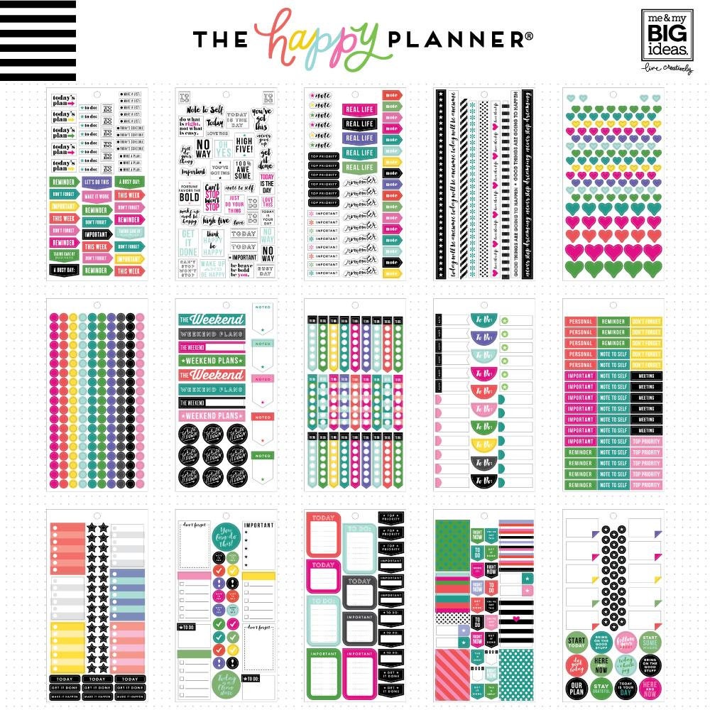The Happy Planner - Me and My Big Ideas - Value Pack Stickers ...