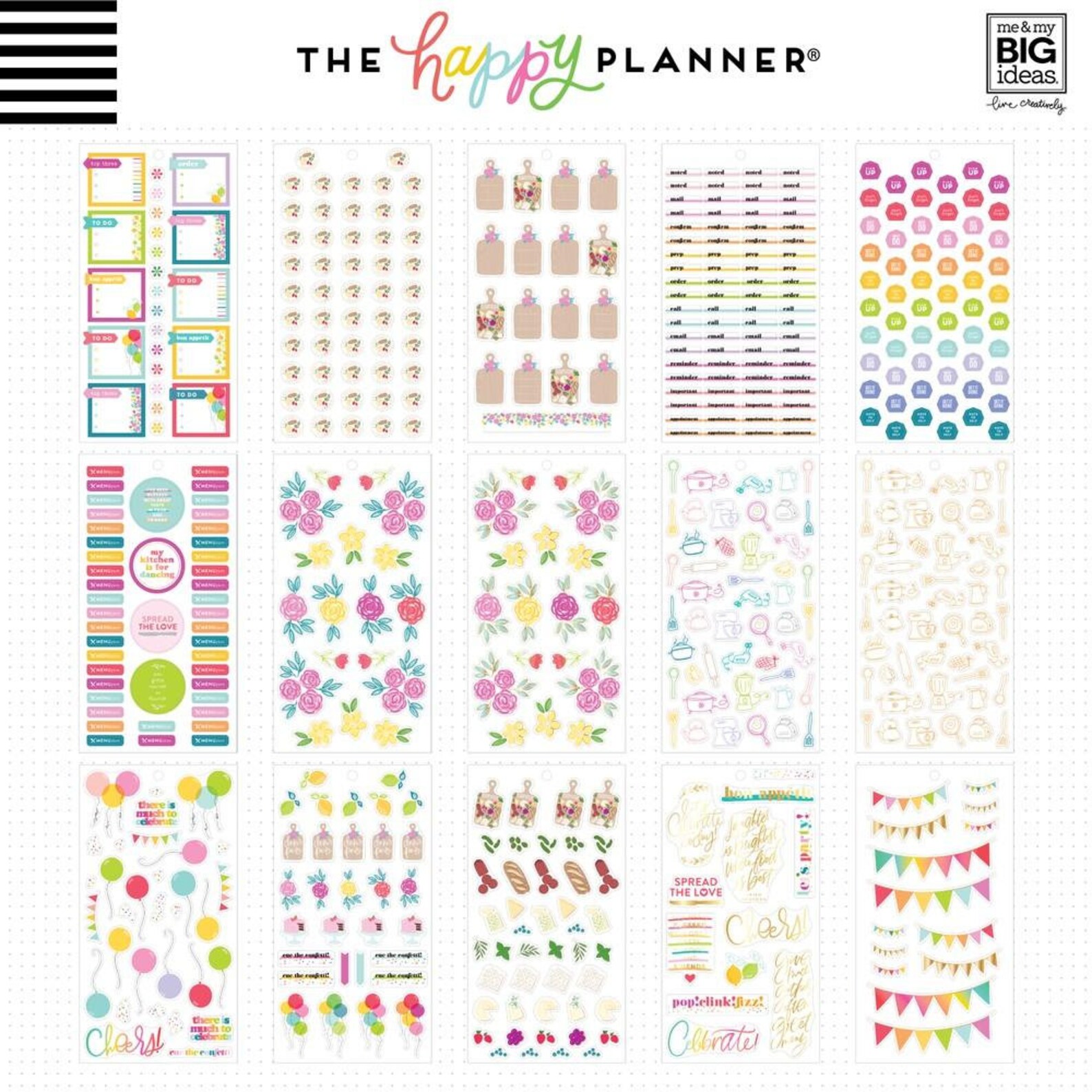 The Happy Planner Me and My Big Ideas Value Pack Stickers - Etsy