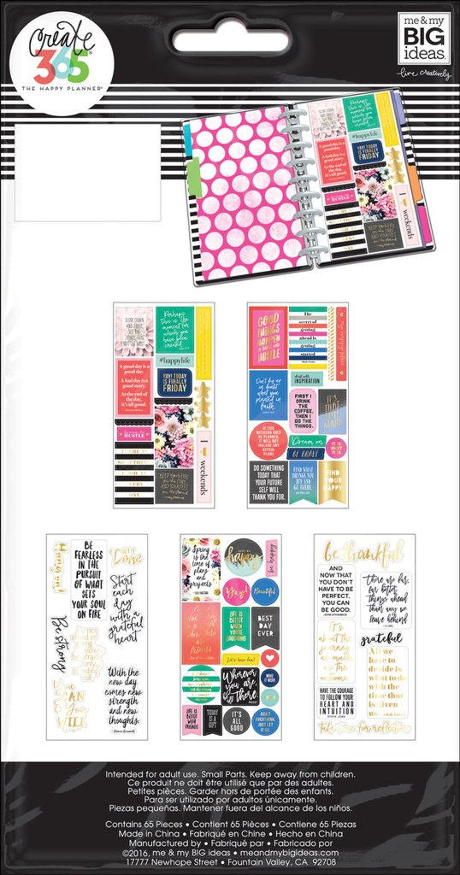 The Happy Planner Me and My Big Ideas Planner Stickers Etsy