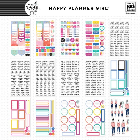 Value Pack Stickers, Colorful Leopard, Planner Accessories, The Happy  Planner, Me & My Big Ideas