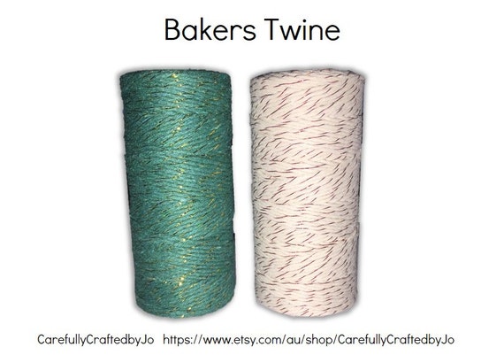Baker's Twine - Metallic Gold & White