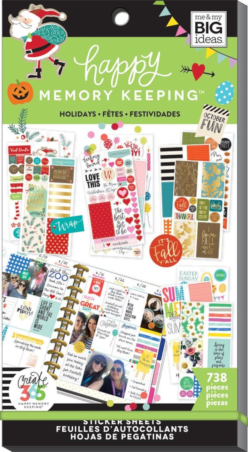 The Happy Planner Me and My Big Ideas Value Pack Stickers - Etsy