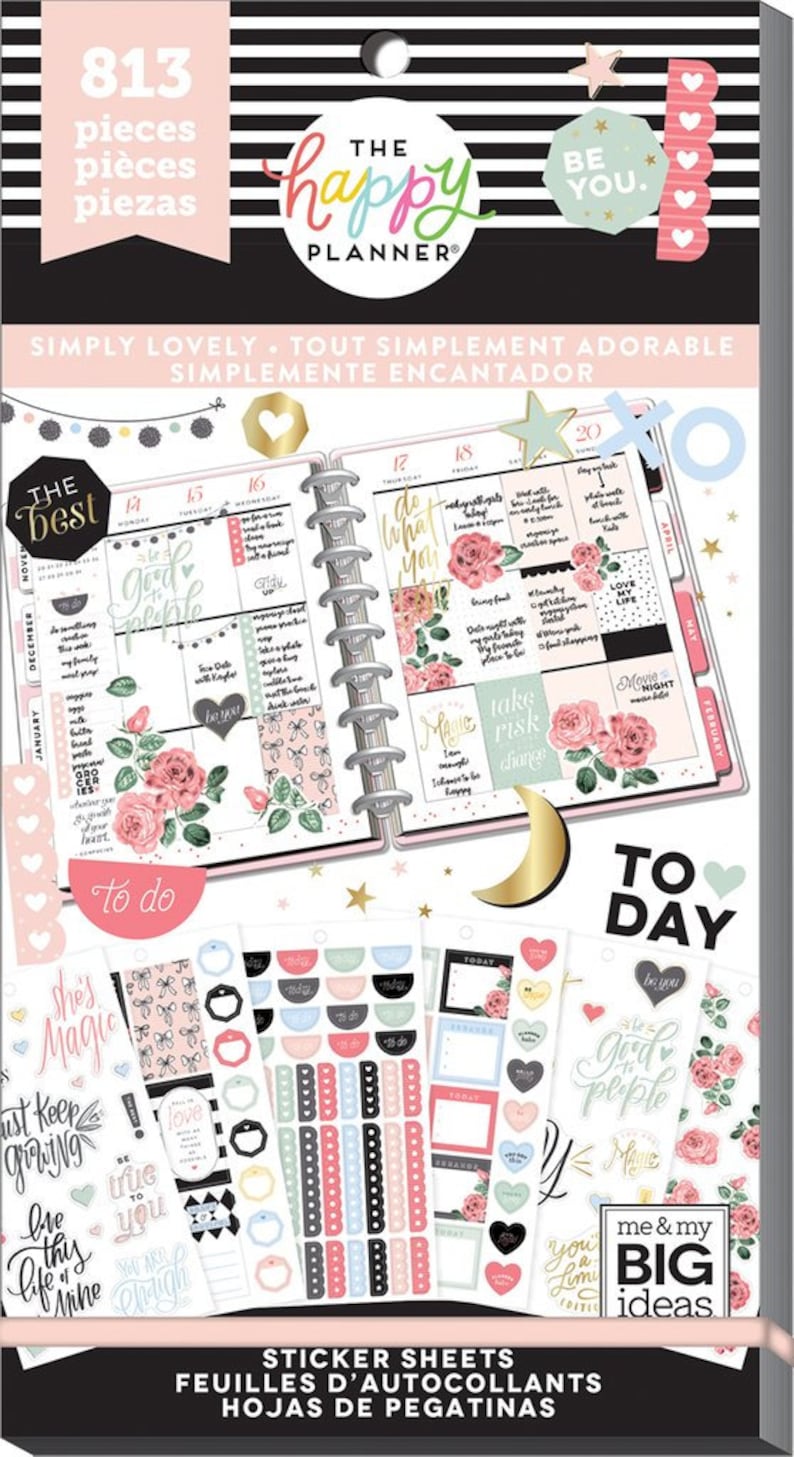 The Happy Planner Me and My Big Ideas Value Pack Stickers - Etsy